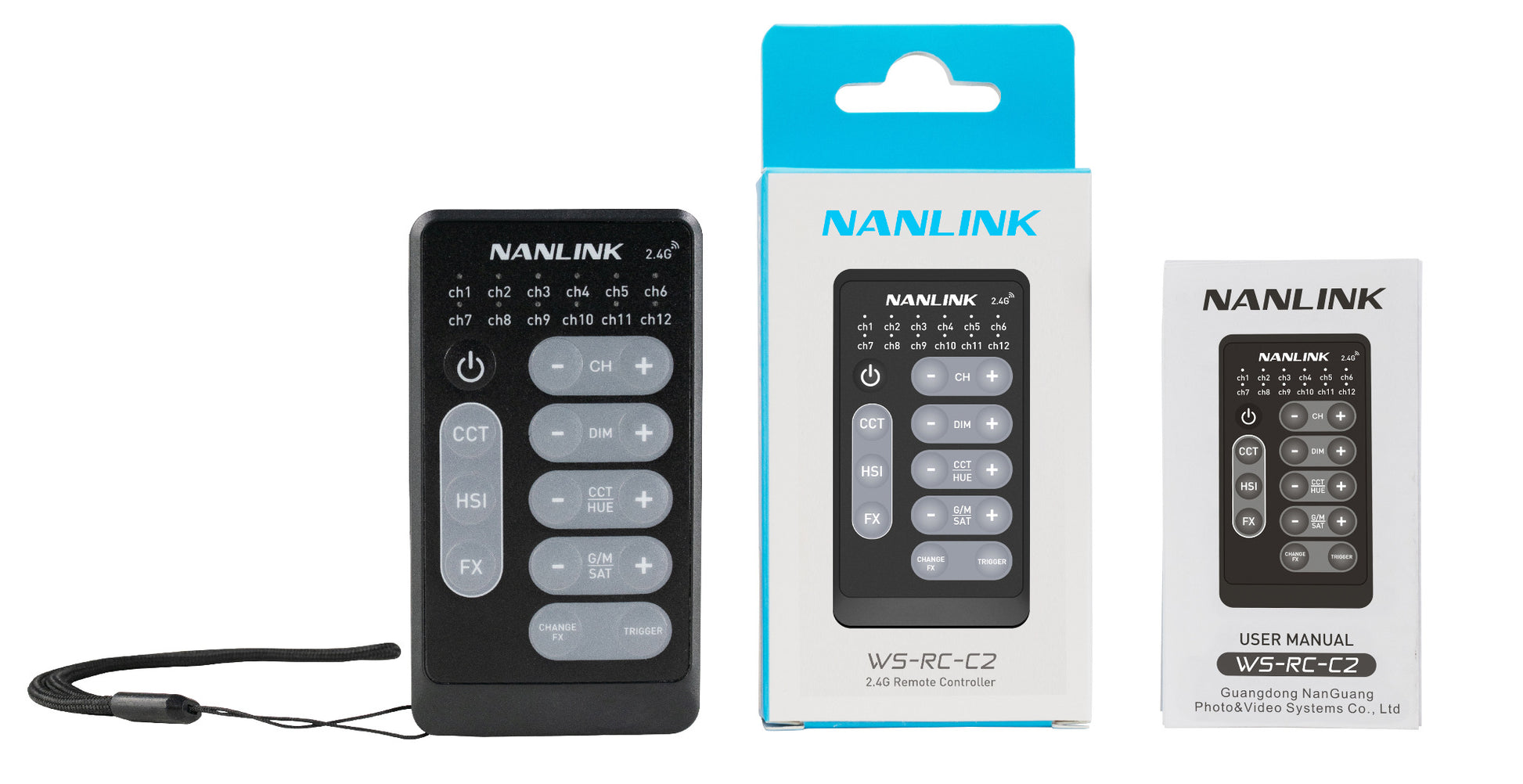 NANLINK Funk-Fernbedienung WS-RC-C2