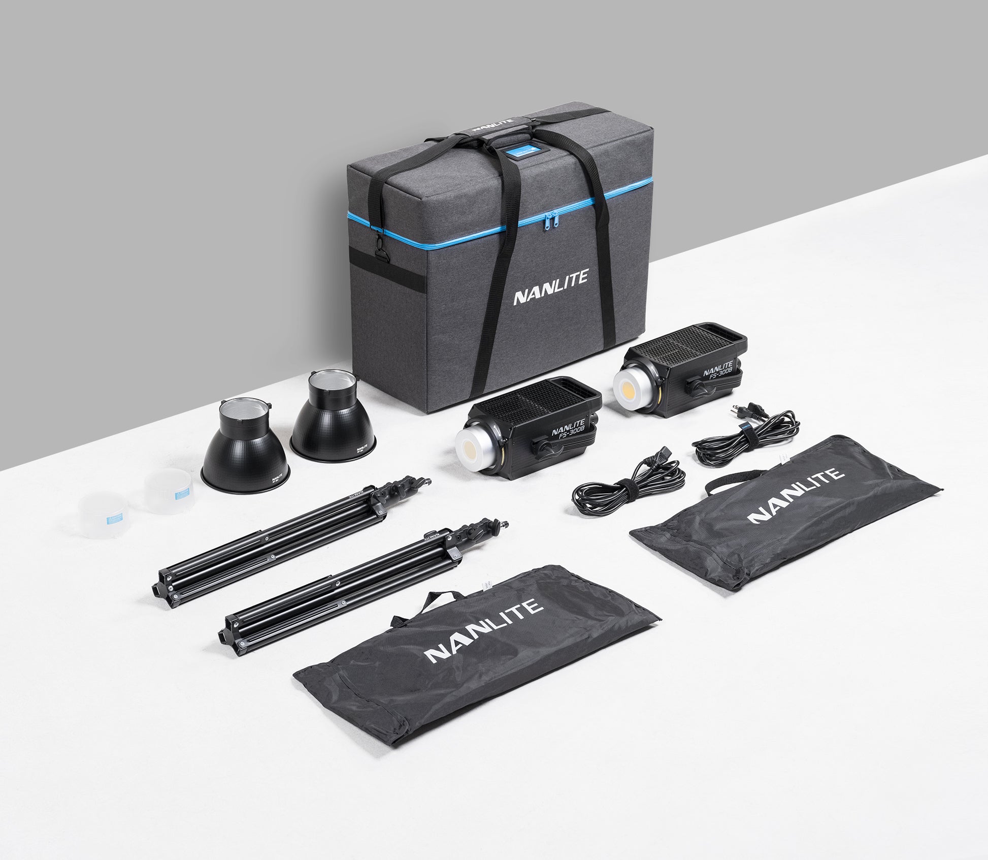 NANLITE FS-300B 2Kit-S-LS-1 Beleuchtungs-Set