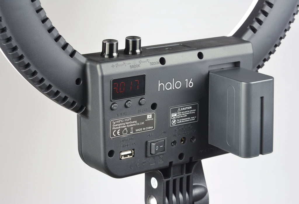 NANLITE "halo 16" Porträt-Ringleuchte