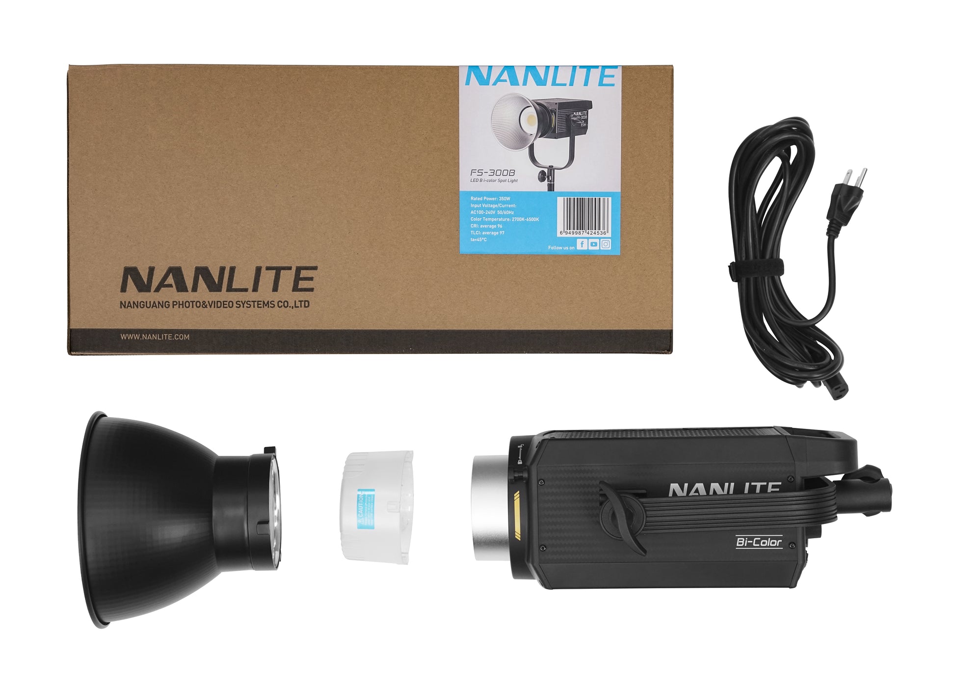 NANLITE FS-300B Bi-Color Studio-Scheinwerfer