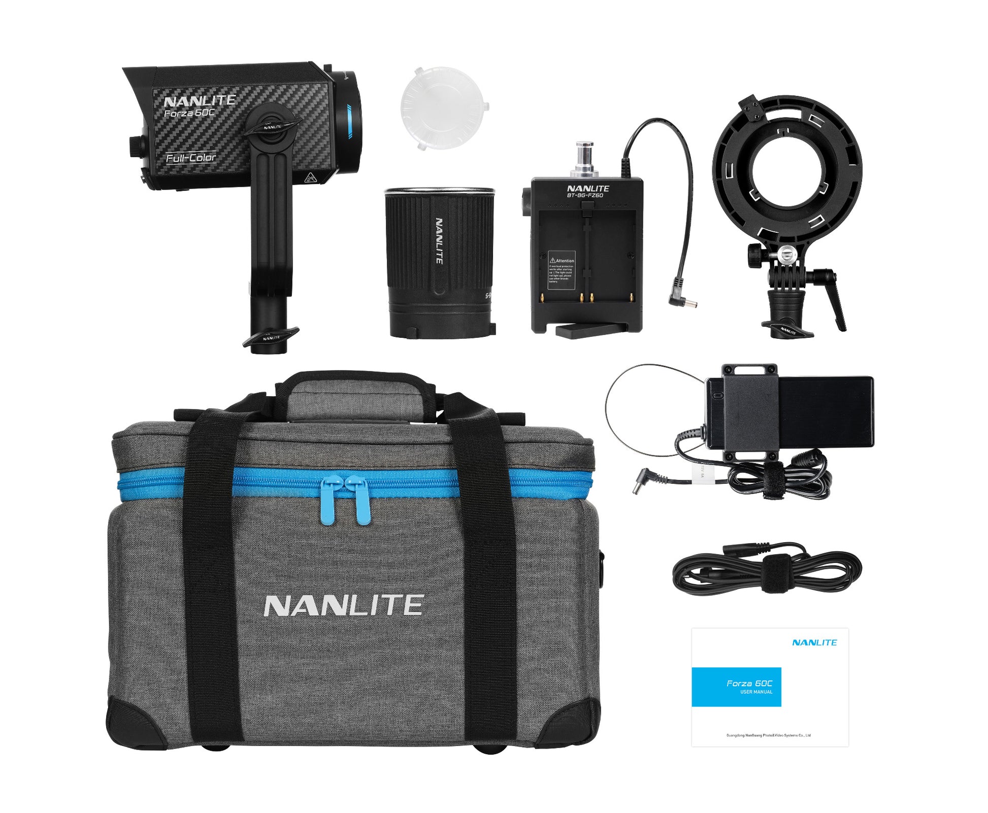 NANLITE Forza 60C Full-Color Reportage- und Studio-Scheinwerfer