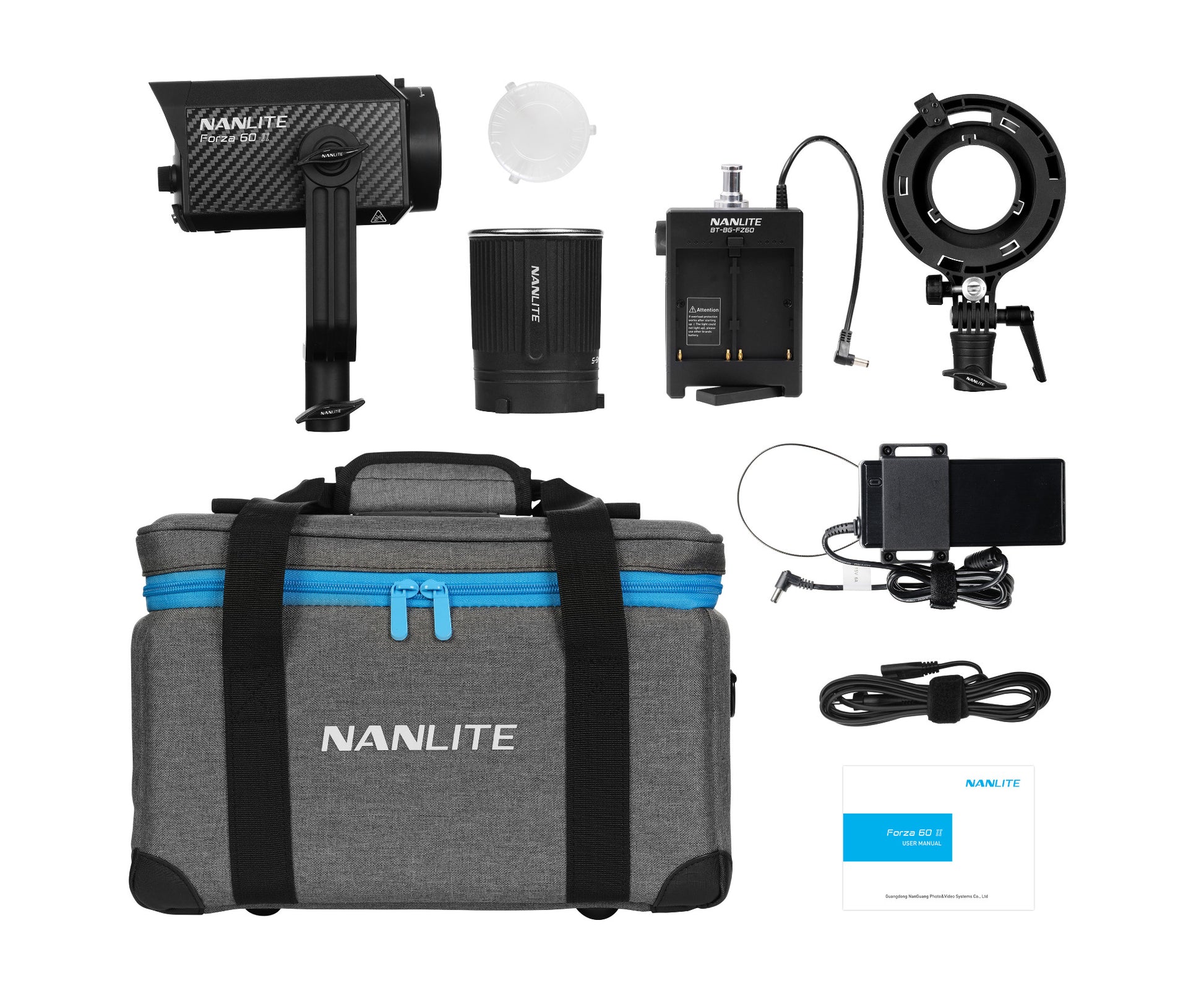 NANLITE Forza 60 II Reportage- und Studio-Scheinwerfer
