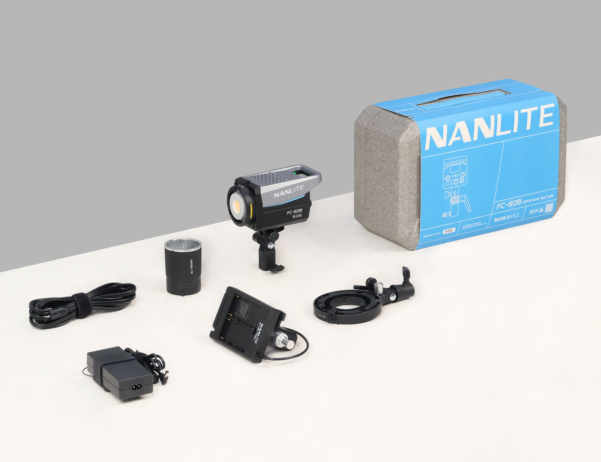 NANLITE FC-60B Bi-Color Reportage- und Studio-Scheinwerfer