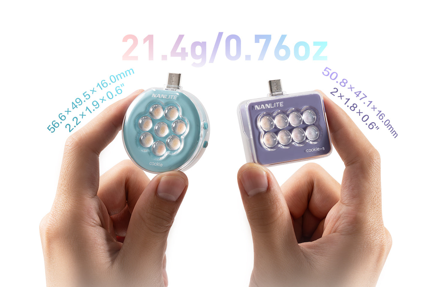 NANLITE cookie-s Mini-Leuchte
